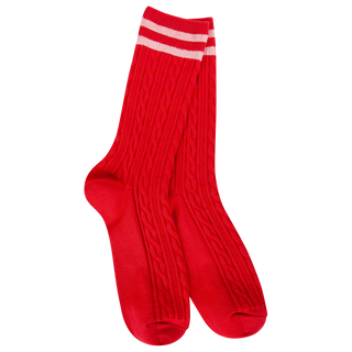 Strawberry Rugby Stripe Socks