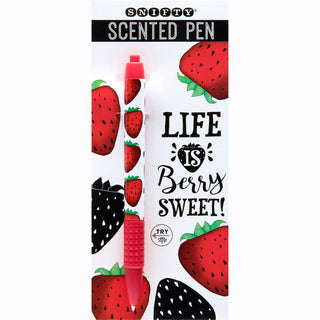 Snifty Stationary Strawberry Scented Pen