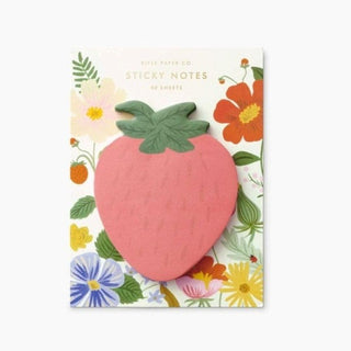 Rifle Paper Co. Stationary Strawberry Sticky Notes
