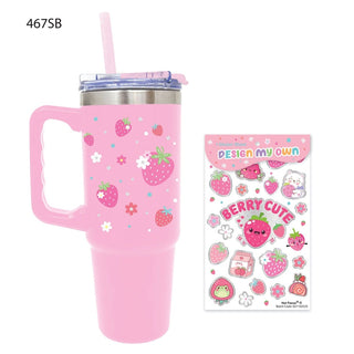 Hot Focus Drinkware Strawberry Tumbler tall