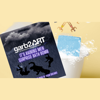 Garb 2 Art Kid's Bath & Body It's Raining Men Surprise Bath Bomb