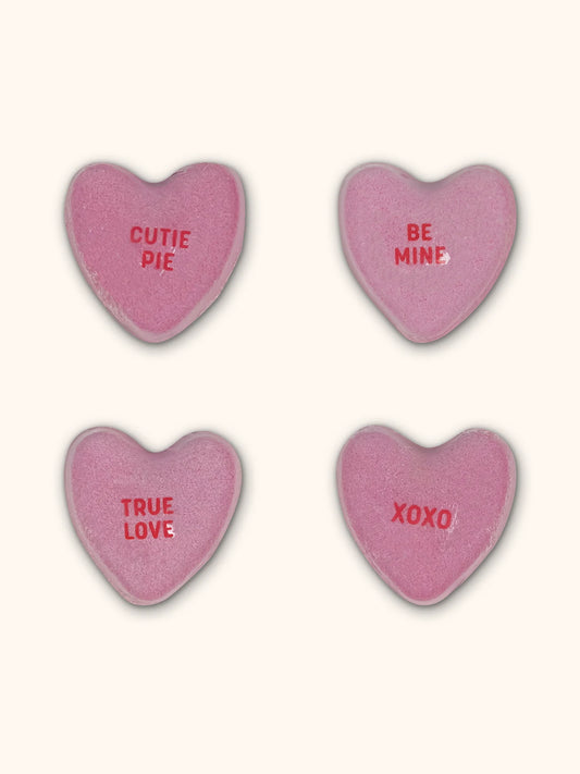 Sweet Candy Hearts Bath Bombs