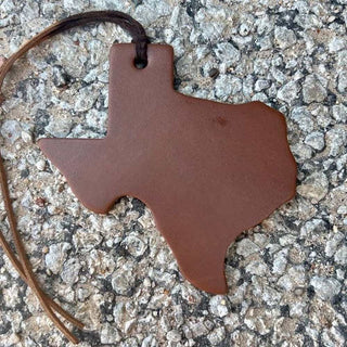 Callahan Leather Co. Cowboy Cologne / Brown TX Shape Blank Air Flair