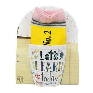 Enesco Drinkware Teacher Sock and Mug Set