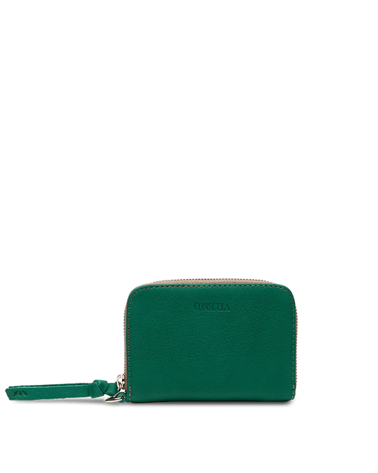 Consuela Bags Teal Zippy Wallet