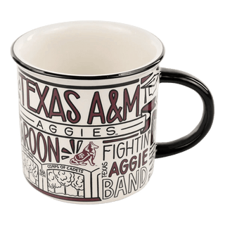 Glory Haus Mugs Texas A&M Collage Campfire