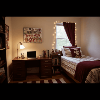 Texas A&M Landmark Canvas