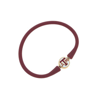 Canvas Women's Bracelets Texas A&M Maroon Silicone Bracelet