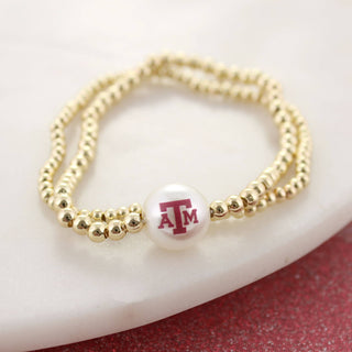 Texas A&M Stretch Bracelet Set