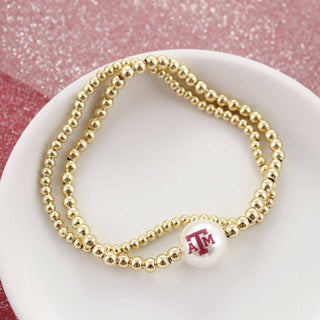 Texas A&M Stretch Bracelet Set