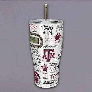 Magnolia Lane Drinkware Texas A & M Tumbler