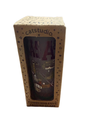 Catstudio Texas A&M University commemorative frosted shot glass in kraft gift box