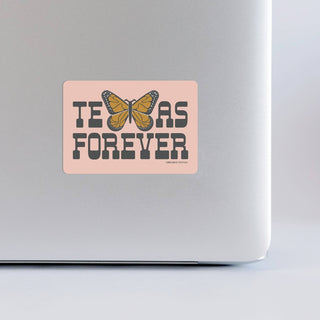 TWT Brand Stationary Texas Forever Monarch Sticker