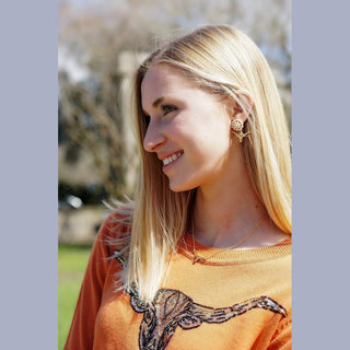 Texas Longhorns 24K Necklace