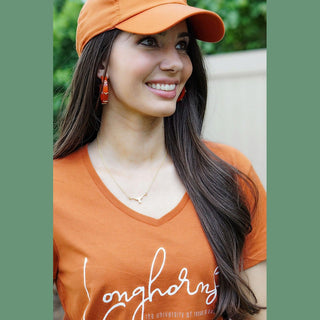 Texas Longhorns 24K Necklace