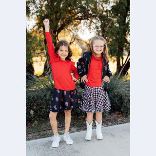 Mila & Rose Kid's Jackets Texas Tech Black Red Raider Satin Jacket