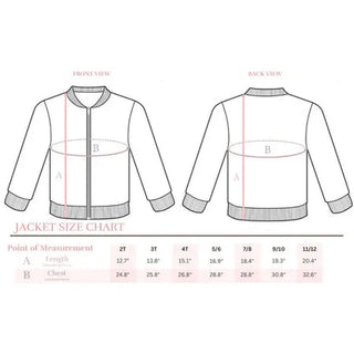 Mila & Rose Kid's Jackets Texas Tech Black Red Raider Satin Jacket