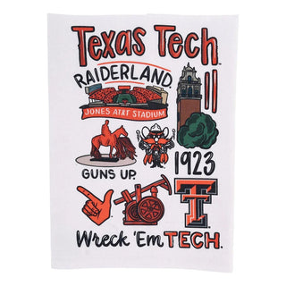 Glory Haus Dish Towel Texas Tech Icon Tea Towel