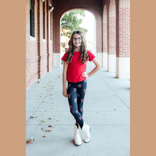 Mila & Rose Kid's Bottoms Texas Tech Leggings