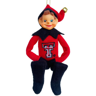 Texas Tech Poseable Elf Ornament