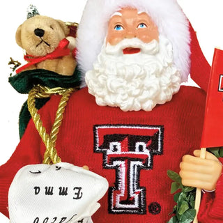 Texas Tech Proud Santa Figure