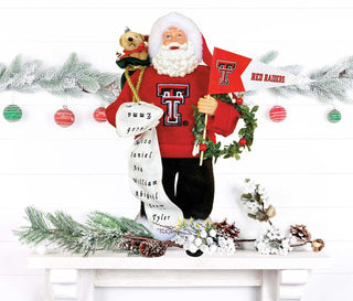 Texas Tech Proud Santa Figure