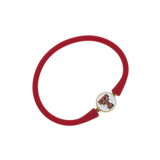 Canvas Women's Bracelets Texas Tech Red Silicone Bracelet