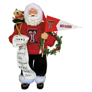 Santa's Workshop Christmas Decor Texas Tech Santa