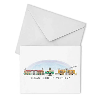 Valiant Stationary Texas Tech Skyline Boxed Note Cards