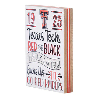 Glory Haus Home Decor Texas Tech Spirit Block