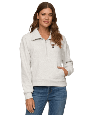 Texas Tech Super Soft Plush 1/2 Zip Top