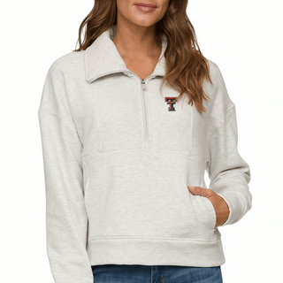 Texas Tech Super Soft Plush 1/2 Zip Top