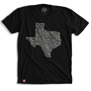 TWT Brand Black / Small Texas Towns Graphic Tee