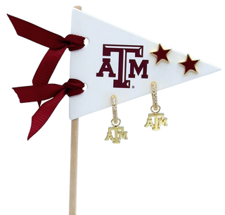 Pennant Pair Earring Set