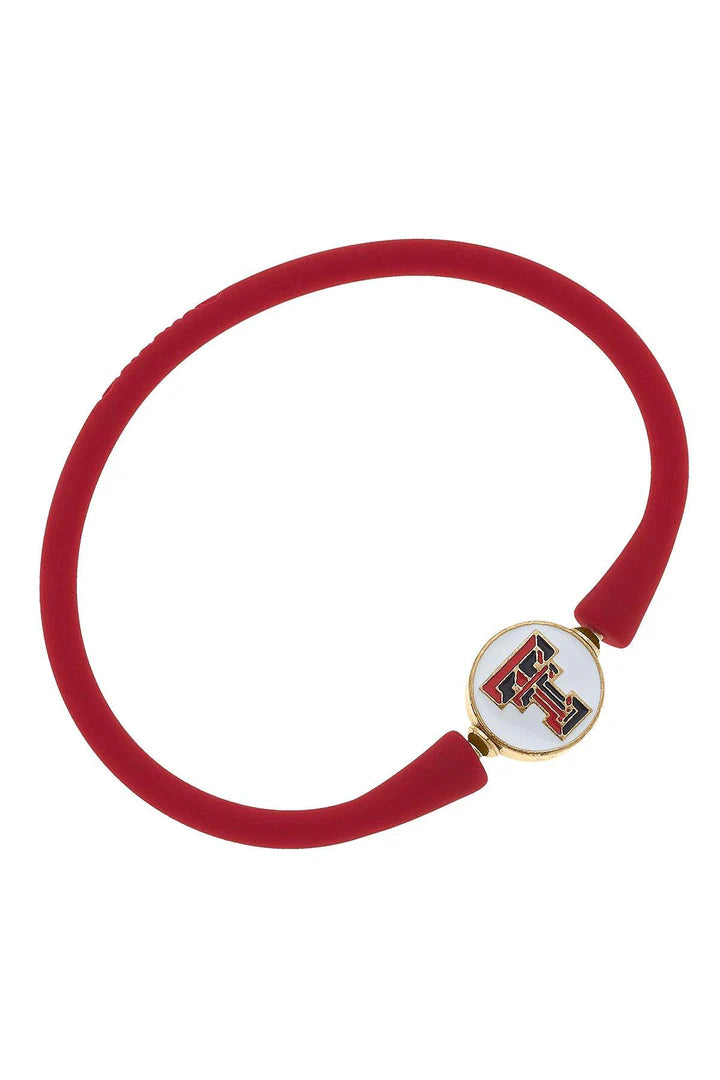 Texas Tech Red Silicone Bracelet