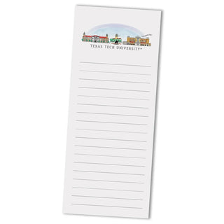 Texas Tech Skyline 3.5x8.5 Notepad
