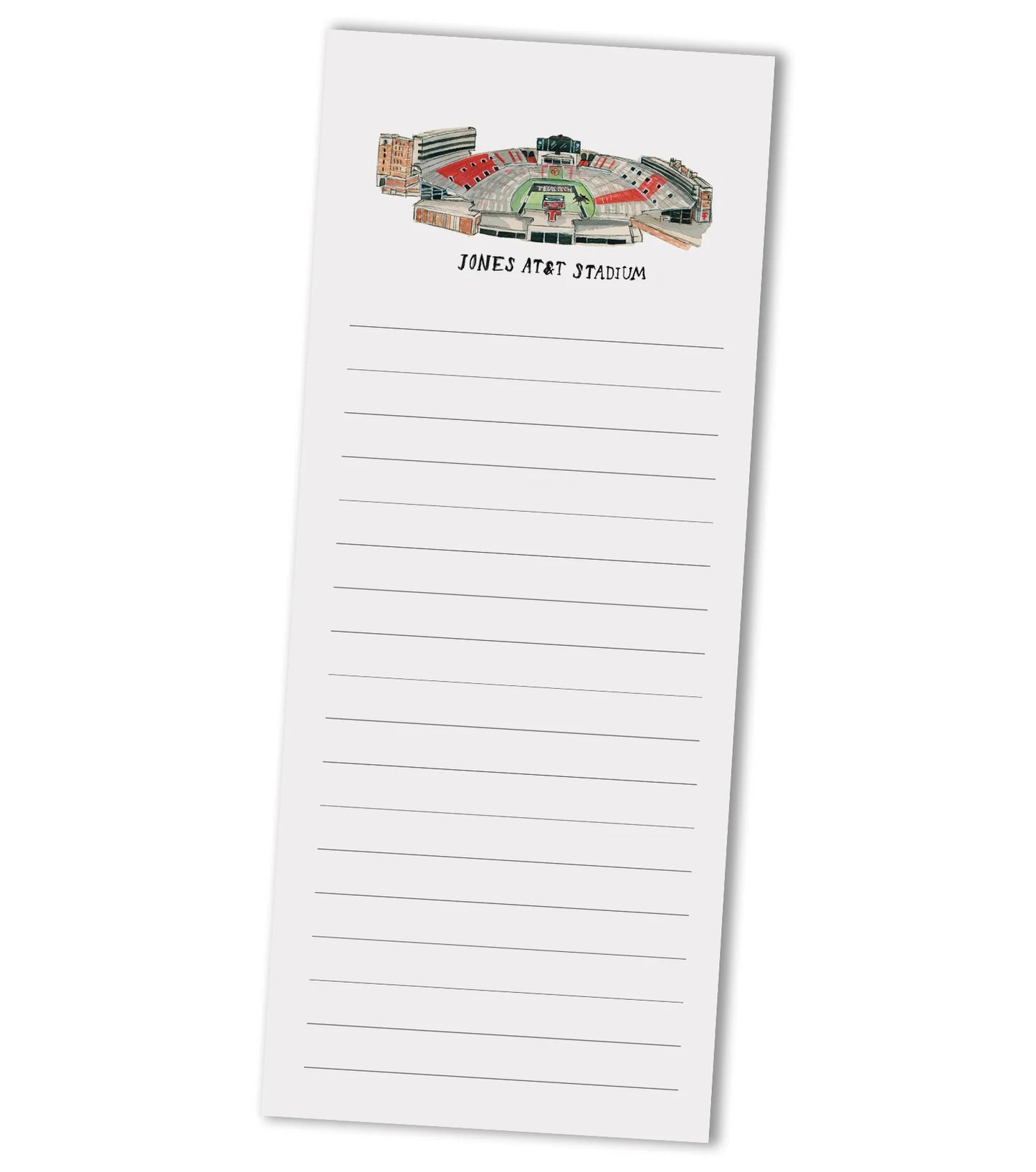 Texas Tech Stadium 3.5x8.5 Notepad