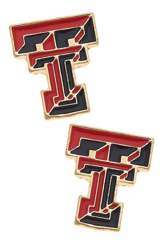 Texas Tech University Stud Earrings