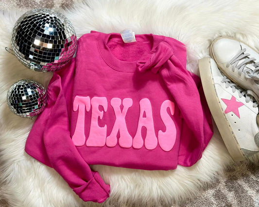 Texas Puff Ink Sweatshirt