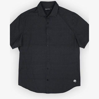 The Burk Short Sleeve Button Up Black