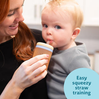 The First Years Silicone Squeeze Straw Cup