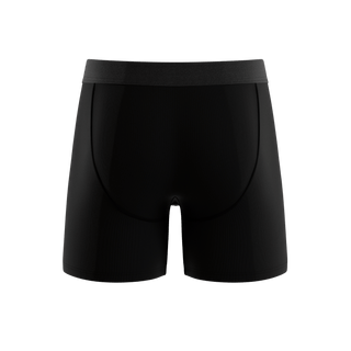 Shinesty Ball Hammock black boxer brief underwear rear view on white background