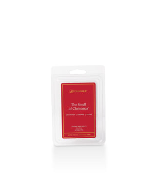 Aromatique The Smell of Christmas Aroma Wax Melts 2.7oz clamshell tray with red label