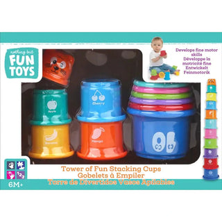 Hauck USA Toys Tower of Fun Stacking cups