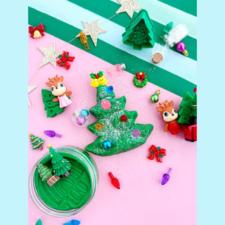 Earth Grown KidDoughs (KidDoughs by EGKD) Toys Trim a Tree KidDough Play Kit