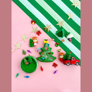 Earth Grown KidDoughs (KidDoughs by EGKD) Toys Trim a Tree KidDough Play Kit
