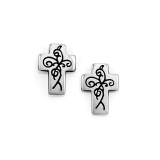 Brighton Women's Earrings True Cross Mini Post Earrings