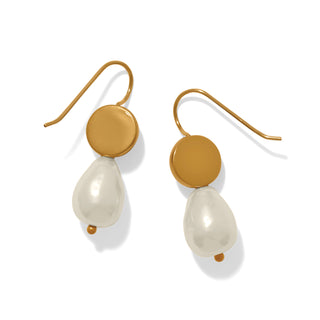 Trust Your Journey Petite Pearl French Wire Earrings