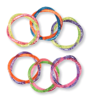 US Toy Company Kid's Bracelets Twisty Glitter Bracelet