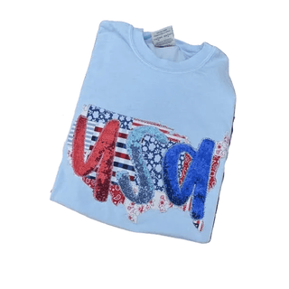 USA Patchwork Tee